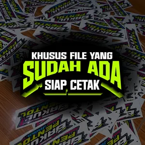 KHUSUS FILE SIAP CETAK STIKER CUSTOM LEMBARAN A3+ PRINT CUT ANTI PUDAR #stikercustom