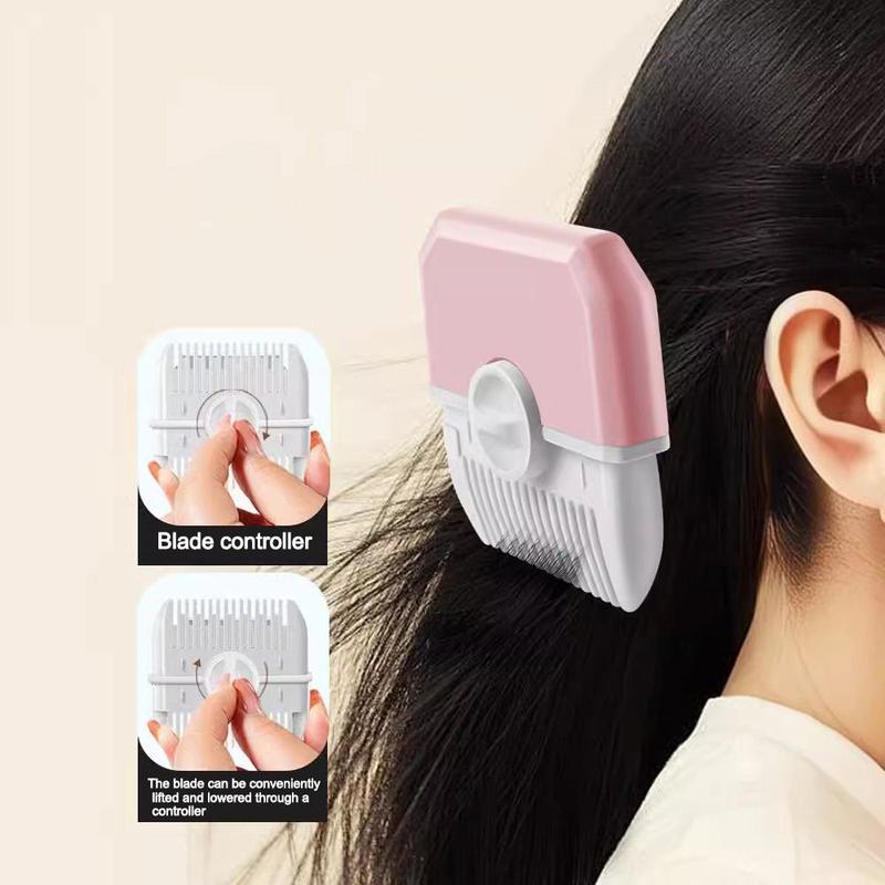 Portable 2 in 1 Bangs Trimmer Replaceable Styling Tool Hair Trimmer Adjustable Baby Hair Cut Hair Cutting for Women Beauty 4