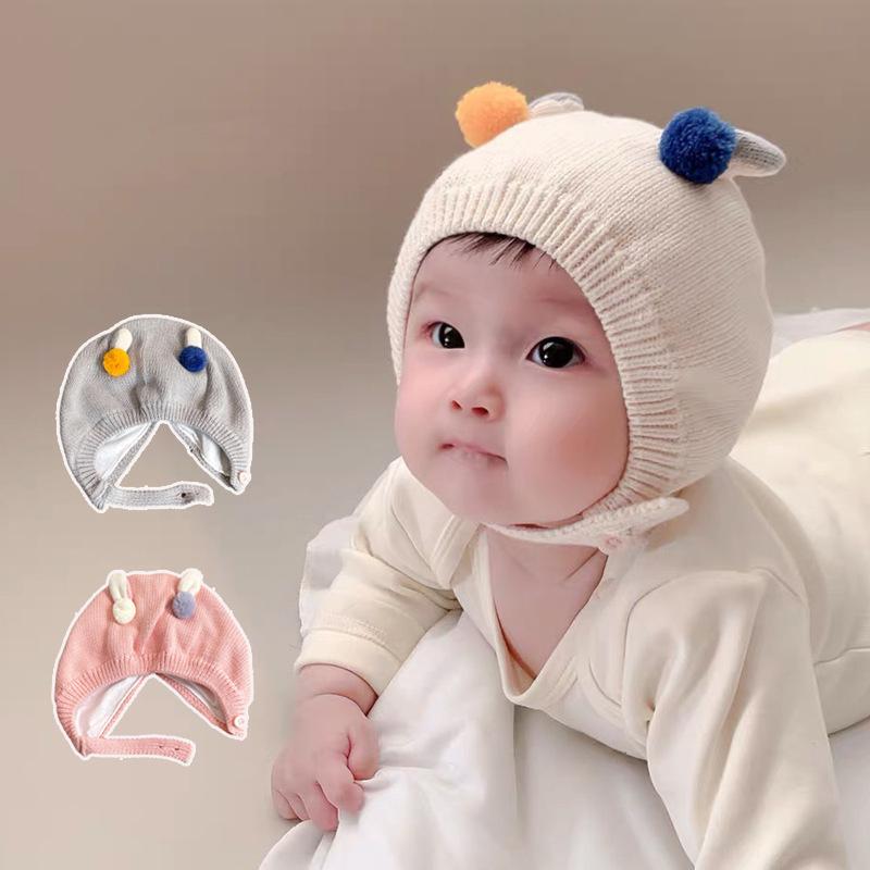 Mũ Dệt Kim Dễ Thương Cho Bé Mũ Len Ấm Áp Cho Trẻ Sơ Sinh Bé Trai Và Bé Gái Mũ Bảo Vệ Tai Cho Trẻ Sơ Sinh Và Trẻ Mới Biết Đi Mùa Thu Đông