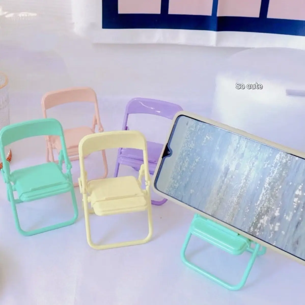 PHONE HOLDER KURSI FOLDING STAND HOLDER UNIVERSAL