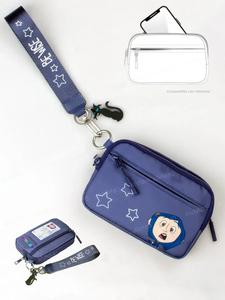 Cartera dos en uno colorida para mujer, funda de teléfono de nylon antirrobo RFID, bolsa de muñeca multifuncional y elegante, accesorio estiloso