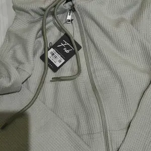 FUB Hoodie Zipper Waffle Knit  Premium High Quality Unisex Knitwear