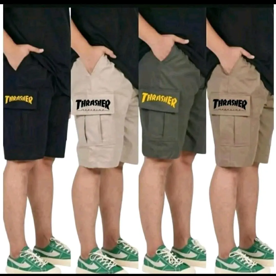 DISKON, Celana pendek cargo dewasa Pria Shorts Santai Distro Katun Casual Twill Nyaman Tebal
