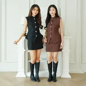 Saddie Top - Elarys Clothing Wanita Atasan Panjang Katun Basic Casual