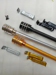 Batang Gorden Fullset Tutup Tabung Minimalis Motif Garis Polos