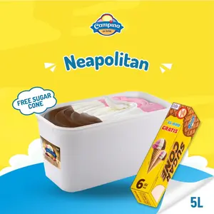 Campina 5 Liter Neapolitan - Es Krim