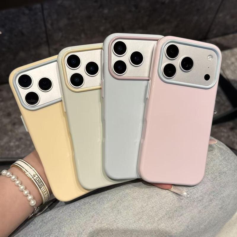 Ốp lưng điện thoại macaron dopamine, Chống sốc bảo vệ camera iPhone 17, 16, 15, 14, 13, 12, 11 Pro Max, iPhone 14, 15, 16 Plus, Vỏ silicone TPU
