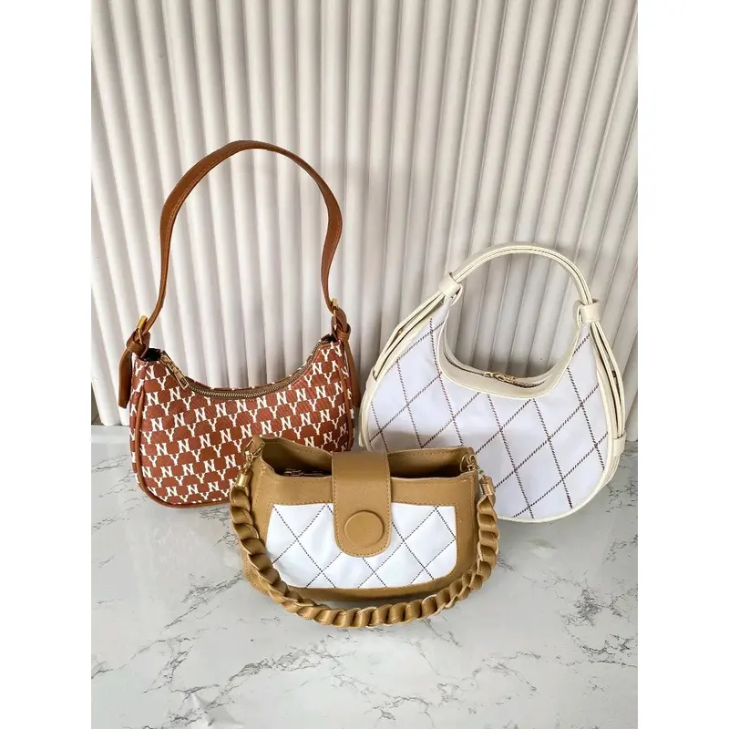 PAKET HEMAT DAPAT 3 TAS SELEMPANG DAN TAS BAHU (CLARISA BULAN TARTAN DAN HANA) 3