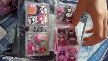 Product Review of 100Pcs/Box Kawwaii labubu Stickers Capybara Stickers Sanrio Kuromi Melody Cinnamoroll PET Transparent Waterproof Stickers Cartoon Stationery Sticker Gift Box from z**8 2