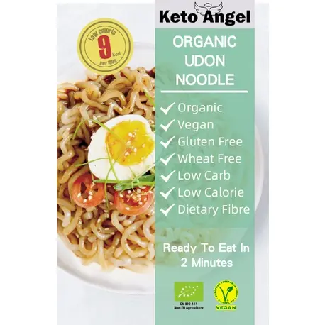 Keto Angel Konjac Shirataki Noodles | 270g x 10 packs | Pasta | Rice | Organic | Keto | Zero Carbs | Oat fibre