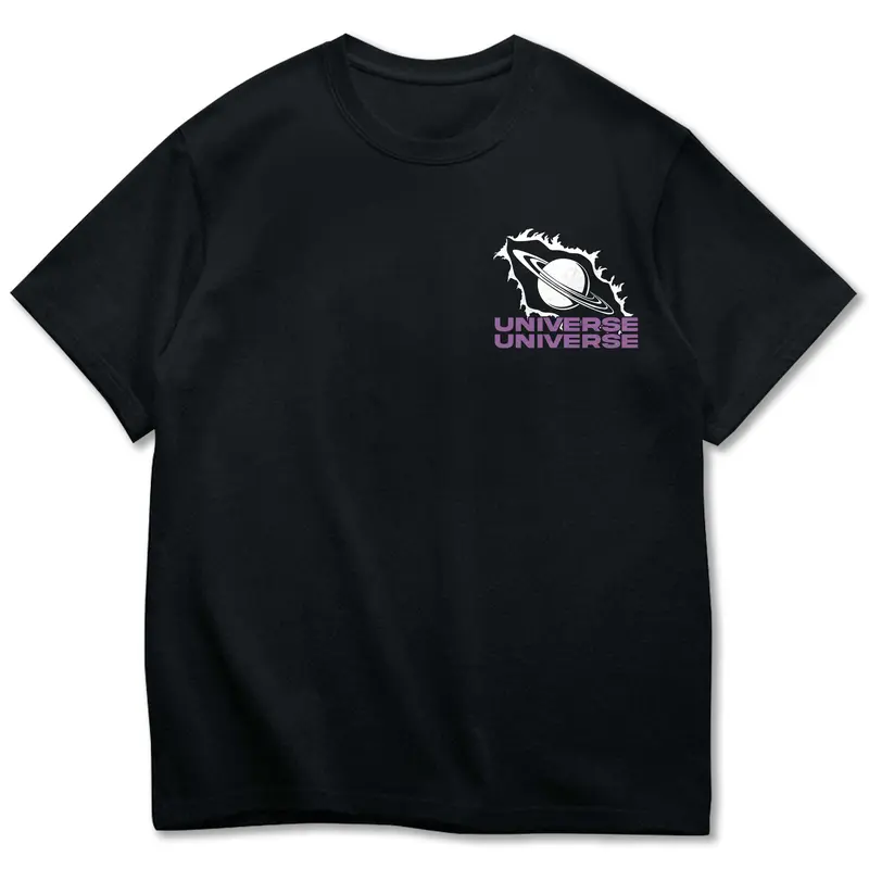 Kaos Glow In The Dark Universe Tshirt Nyala Dalam Gelap Pria Wanita A4244 3