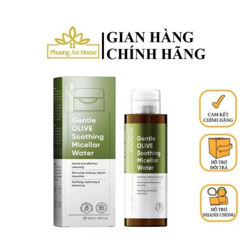 [MẪU MỚI] Nước Tẩy Trang DrCeutics Ultra-Mild Olive 500ml