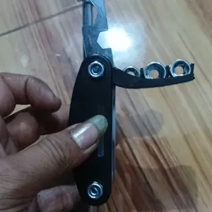 16in1 Kunci Shock Lipat mini Set Kunci Sepeda motor 16 Tools 16in1 Kunci 8 9 10 ring pas L Obeng