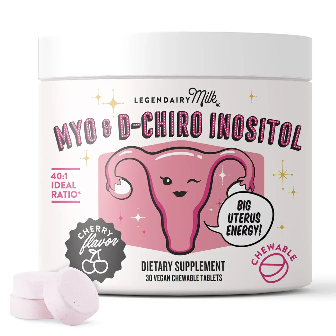 Legendairy Milk - Myo & D-Chiro Inositol Chewable Tablets