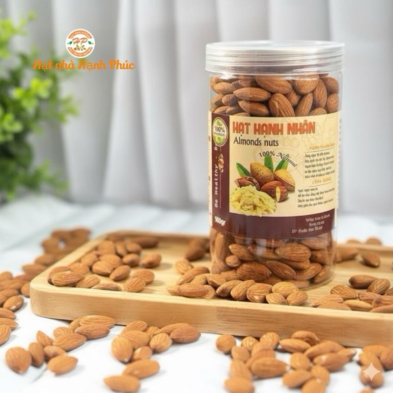 Almonds hạnh nhân lõi hàng đã tách vỏ nhập khẩu - Ăn Vặt - Snack Nuts Food almond