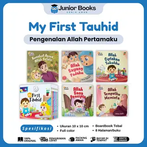 (Isi 5 Buku) My First Tauhid - Buku Anak Mini Boardbook - Pengenalan Allah Pertamaku