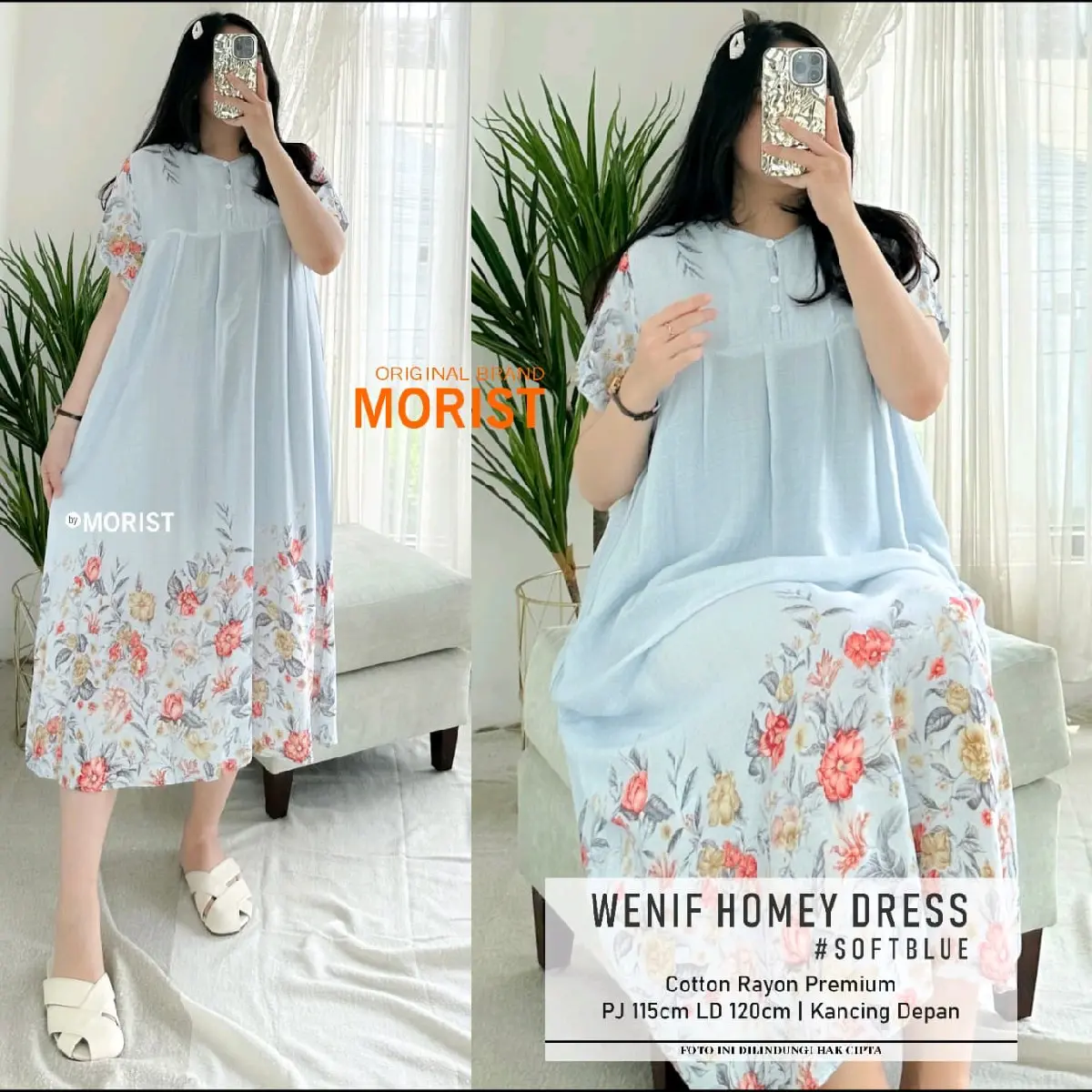 homeydress motif produk by morist original