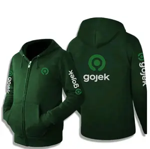 HODDIE RIT GOJEK / JAMPER GOJEK PRIORITAS / HODDIE WANITA PRIA SABLON TERBARU Hoodie Sweater Distro Keren Panjang Zipper Baju Tebal Dewasa Oblong Hitam Fleece Jumper Unisex Aesthetic