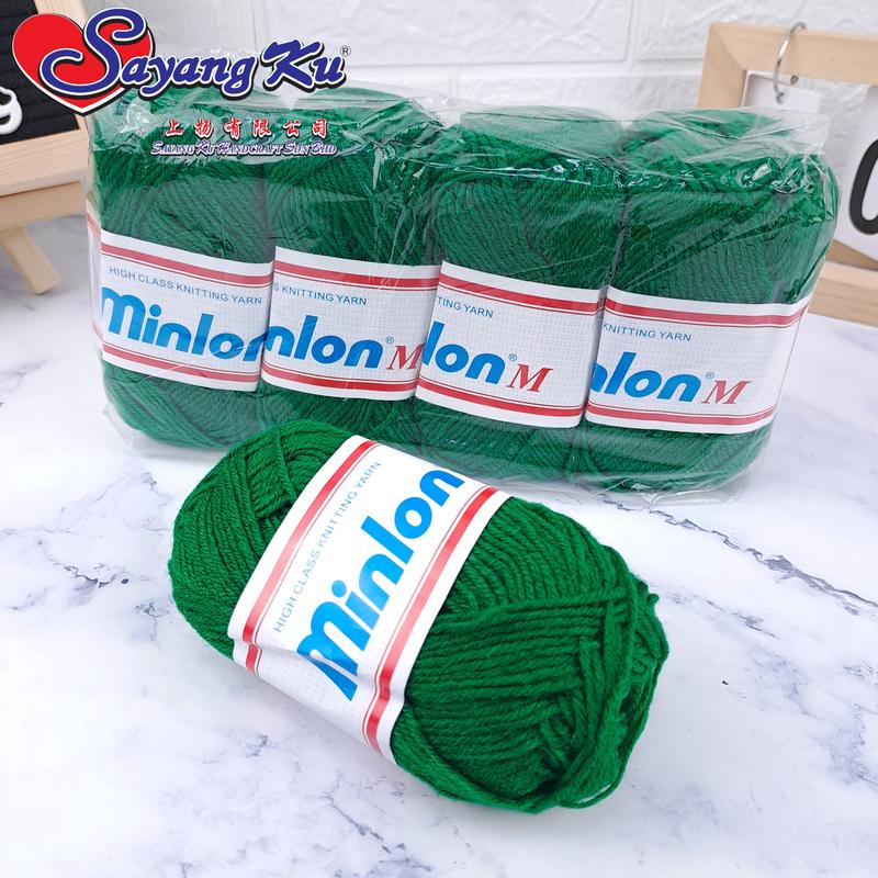 Design From Minlon Thread ( 5 pcs )Benang Kait Minlon / Minlon Knitting Yarn & Crochet - TikTok ...
