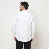 Gambar Vanfive Kemeja Pria Koko Kemko Salur Stripe Lengan Panjang ARHAN Putih - M dari Vanfive Store Kota Administrasi Jakarta Selatan 4 Tokopedia