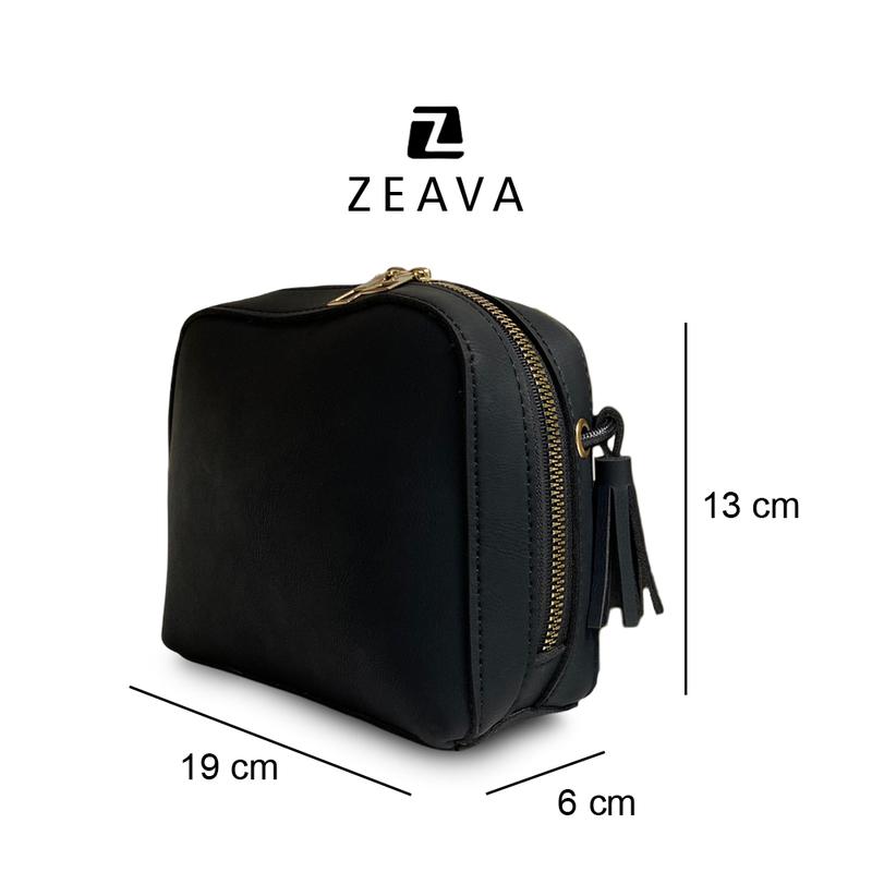 [ZEAVA] Alice Mini Slingbag - Tas Selempang Mini/Slingbag Fashion/Mini Pouch Wanita Hitam 6