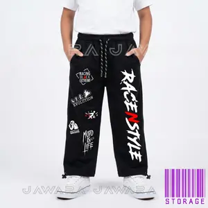 CCelana Skena Anak terbaru RACE 'N' STYLE Celana panjang baggypants gombrong anak laki-laki dan perempuan usia 3-14 tahun