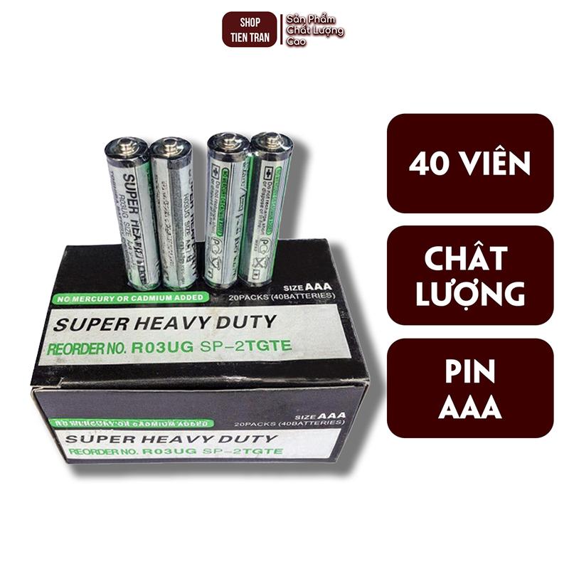 Hộp 40 Viên Pin Tiểu Pin Đũa AAA (3A) Toshba 1.5V