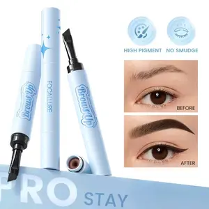 FOCALLURE Lasting Waterproof Brow Pomade 2in1