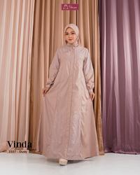 Gambar GAMIS LAST STOCK BY TANEEM MUSLIM DRESS - Reyna Denim L dari Taneem Kab. Kudus 3 Tokopedia