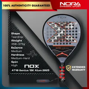 NOX AT10 Genius 18K Alum 2025 Racket Padel Nora Dynamic Sports
