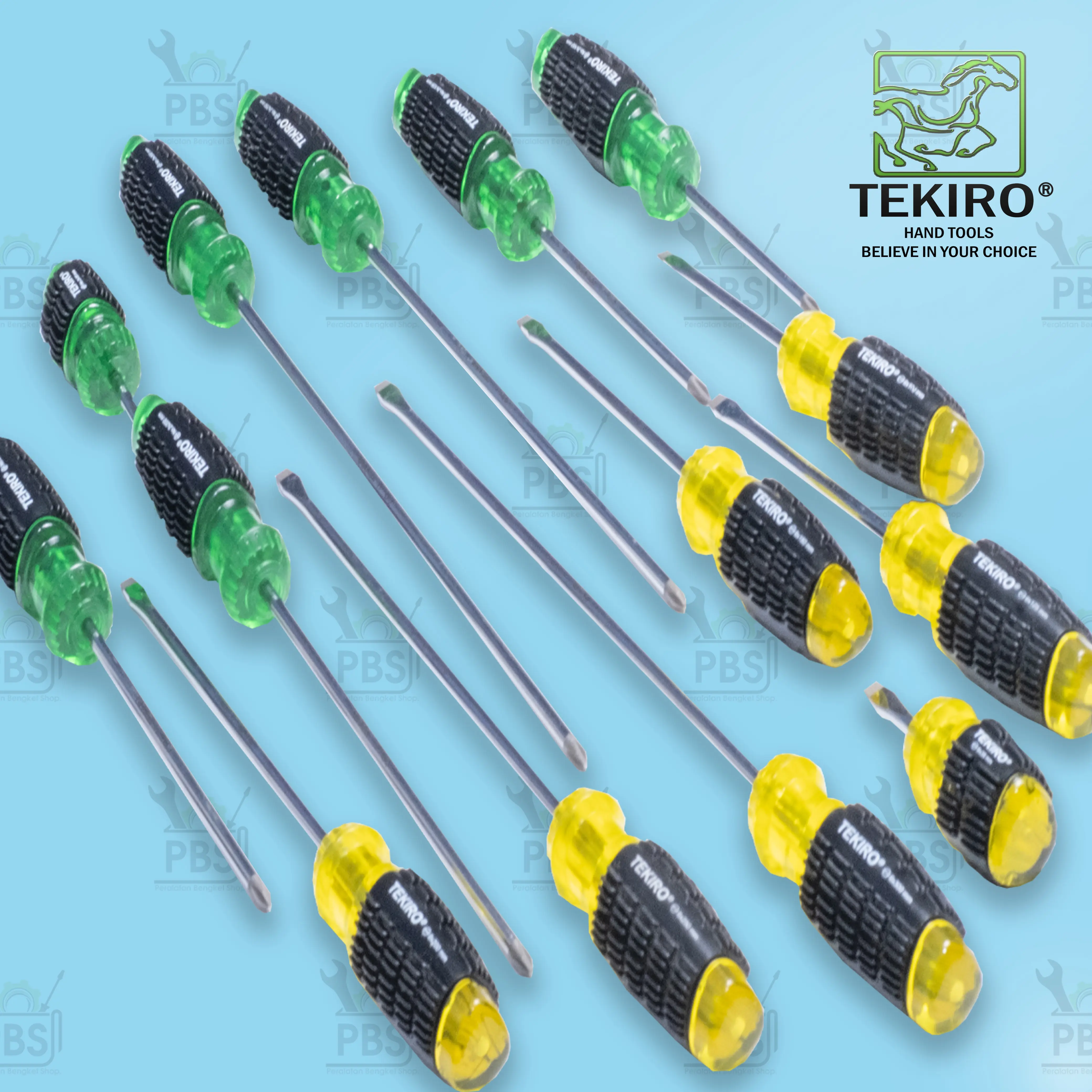 [Gagang karet] Obeng TEKIRO 100% ORIGINAL