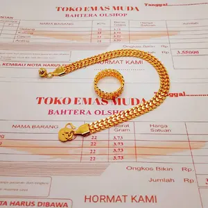 Grlang Tangan terlaris motif Tikar Free Cincin Berlapis Emas Muda Free Surat Dari Toko