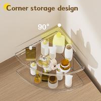 Gambar [NEW ARRIVAL] Vusign Clear Corner Organizer Shelf 2 Layer / Rak Meja Kosmetik Sudut 2 TIngkat / Storage Makeup Shelf 2 Level Multifungsi VS1242 dari vusignhome Kab. Tangerang 4 Tokopedia