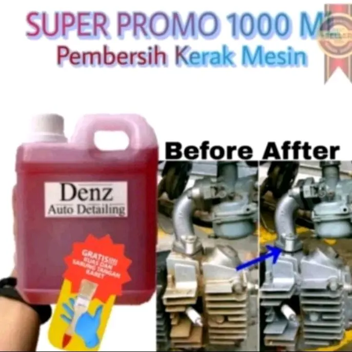 cairan pembersih mesin ,denz cairan ampuh untuk memberaihkan kerak di mesi motor atao mobil, ampuh 2