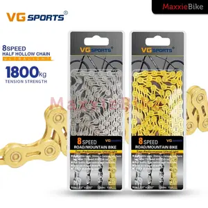 VG Sports Rantai Sepeda Bicycle Chain Half Hollow 8 Speed Outdoor