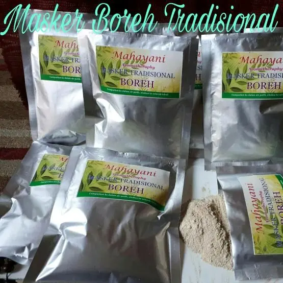 MASKER BUBUK BOREH/ BODY MASKER BOREH SACHET 70GR