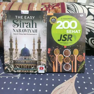 Paket 2 Buku THE EASY Sirah NABAWIYAH-200 Resep Sehat Jsr. BEST SELLER