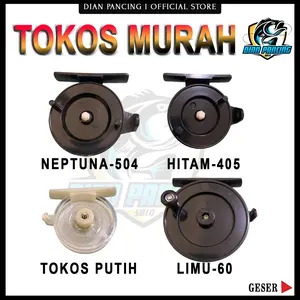 Tokos Murah Plastik Reel Tegek Reel Pancing Katrol