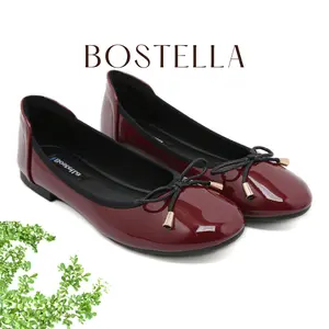 Bostella sepatu wanita flatshoes glossy max cushion ARMAN