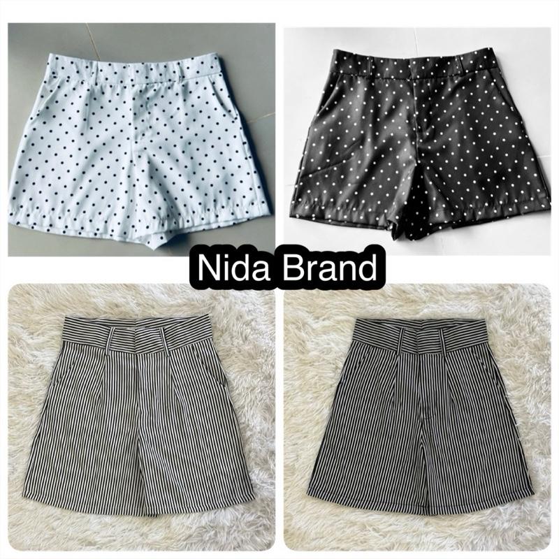 A01 กางเกงขาสั้นตะขอมีหู รุ่นลายฮิต ผ้าไหมอิตาลี  มีกระเป๋า2ข้าง