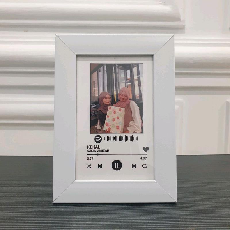 Custom Frame Foto Spotify - Bingkai Foto Aesthetic Kado Ulang Tahun Gift Wisuda 6