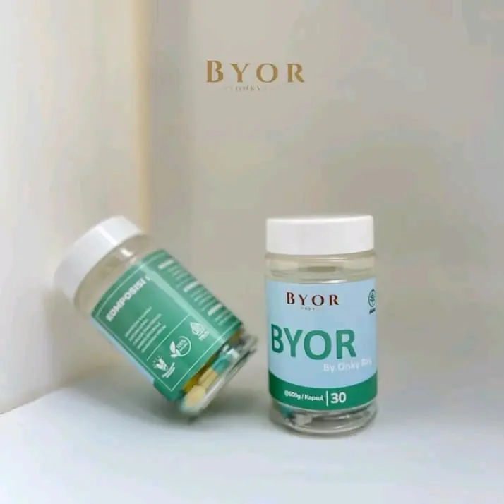 (PAKET 2 BOTOL ) BYOR isi 30 Kapsul | Suplemen Kesehatan 0