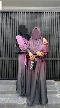 Product Review of Candy Outfitku - Luna dress (tanpa hijab) gamis gradasi silk sutra Baju Muslim Mewah Wanita from d** 2