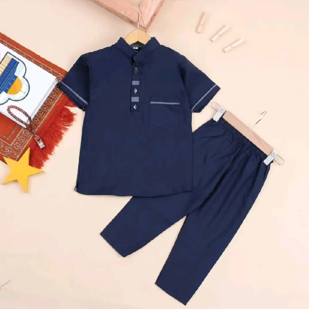 SETELAN ANAK KOKO AZMI TERBARU TERLARIS BANGET TERMURAH Baju Muslim Morgan Kurta