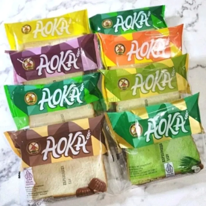 Aoka Roti Panggang Pilihan Rasa - Makanan Ringan - Food, Snacks 6