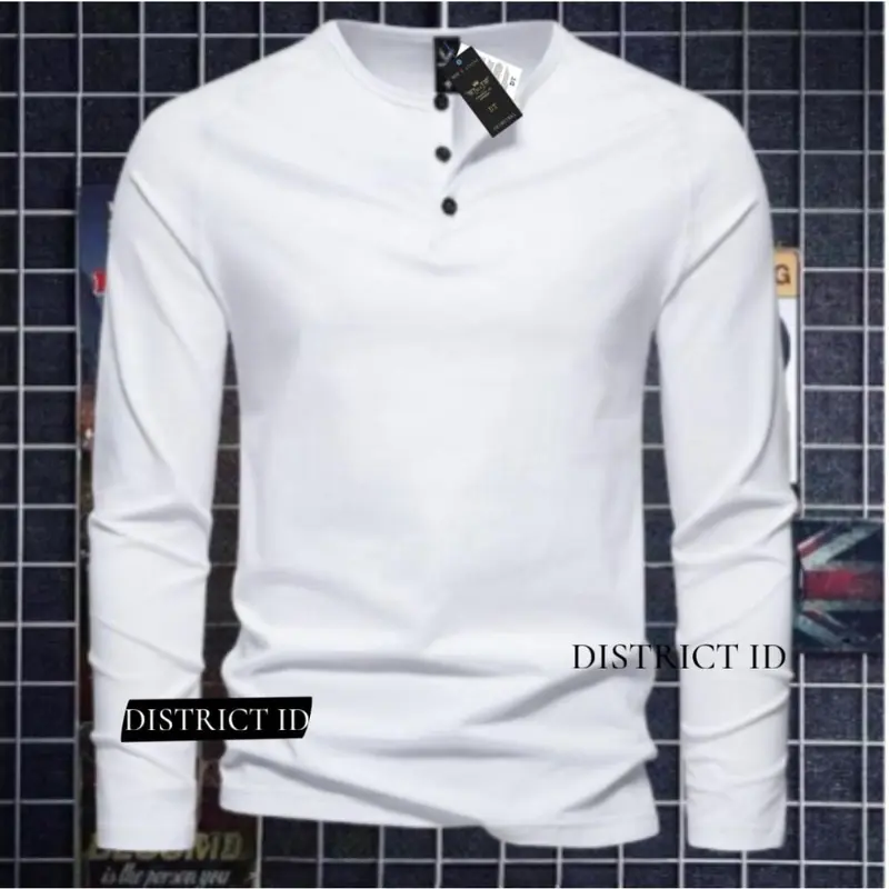 kaos kancing lengan panjang pria/kaos kancing t-shirt murah/kaos kancing pria terlaris/kaos kancing lengan panjang polos/kaos kancing pria dan wanita terbaru 3