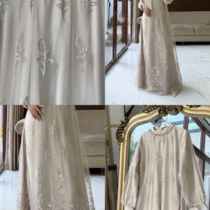 Kanza Dress Silk Tulle  Kondangan Lebaran Wisuda Lamaran Terbaru