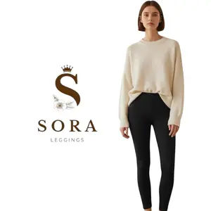 Legging Panjang Rayon Polos / Legging Panjang Wanita / Celana nyaman Melar Fit Katun Lembut Dalaman Dewasa Hitam Tebal Standar Outdoor Sport leggings