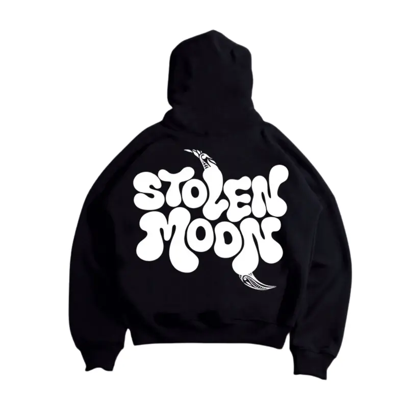Hoodie Boxy Oversize Starboy Keren Cowok Cewek Fleece 280 Gsm Adem Tebal 5