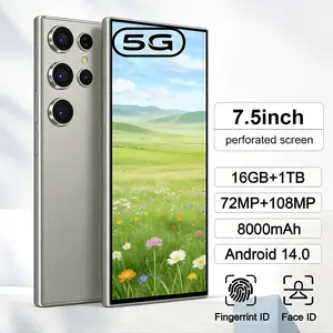 [Harga Grosir] Smartphone Baterai 8000mAh 72MP+108MP 16GB+1TB Android 14 Layar 7,5 Inci 5G Sistem Pendingin Liquid Cooling Pro untuk Game Berat Handphone Flagship Zoom 100x Garansi Resmi COD